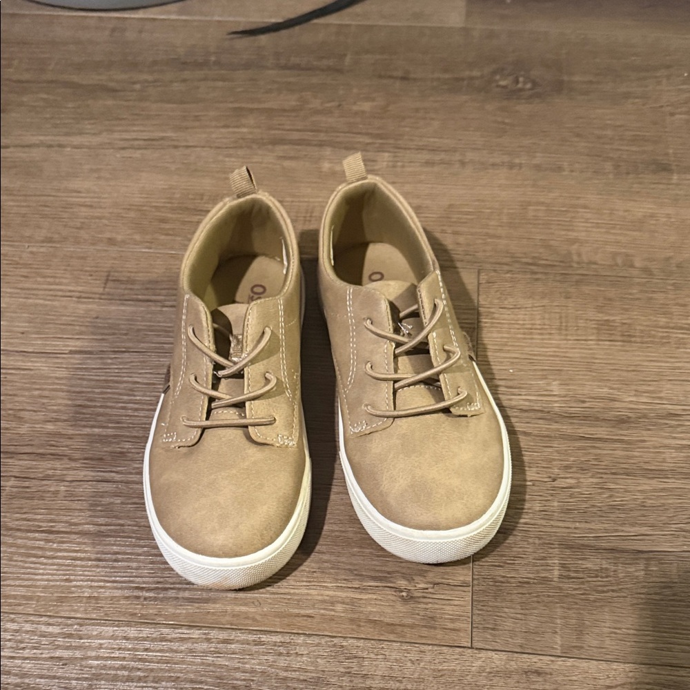 OshKosh B'gosh Tan Lace-Up Kids Sneakers